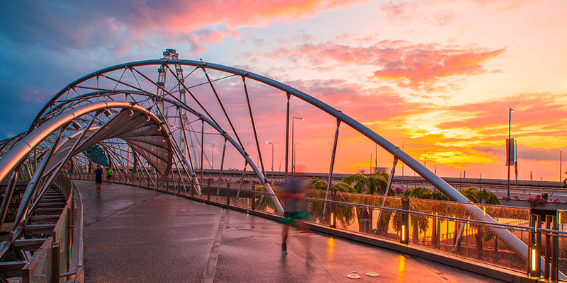 Double Helix Bridge